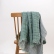 Agave green linen throw blanket