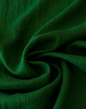 Artichoke green washed 100% linen fabric