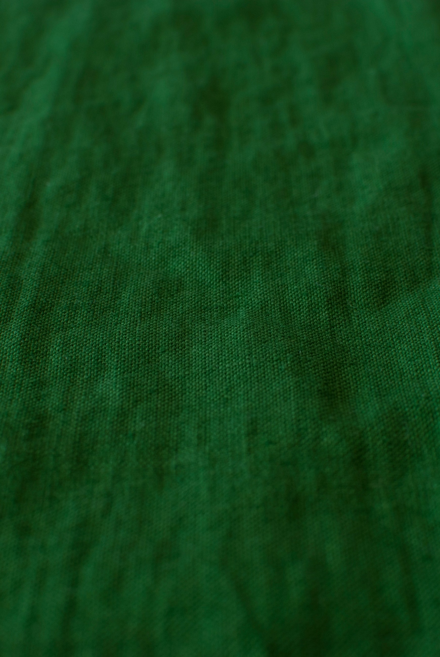 Artichoke green washed 100% linen fabric
