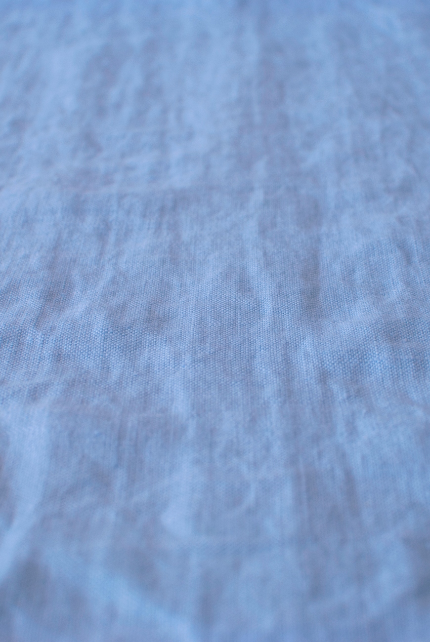Baby blue linen fabric 280 cm