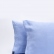 Baby blue washed linen pillowcase