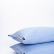 Baby blue washed linen pillowcase