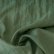 Basil green pure washed linen fabric