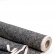 Black linen cotton blend fabric with arabesque pattern