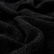 Black terry bathrobe