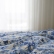 Blue jungle linen bedding