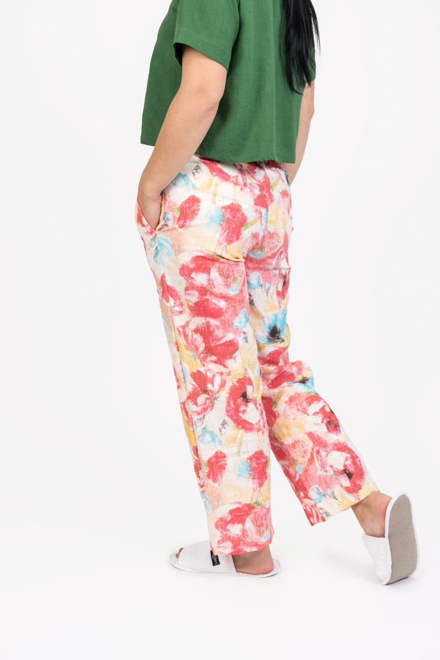 Floral pyjamas set with pants
