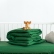 Green crib bedding set