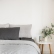 Light grey linen bedding set