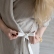 Linen kimono dressing gown