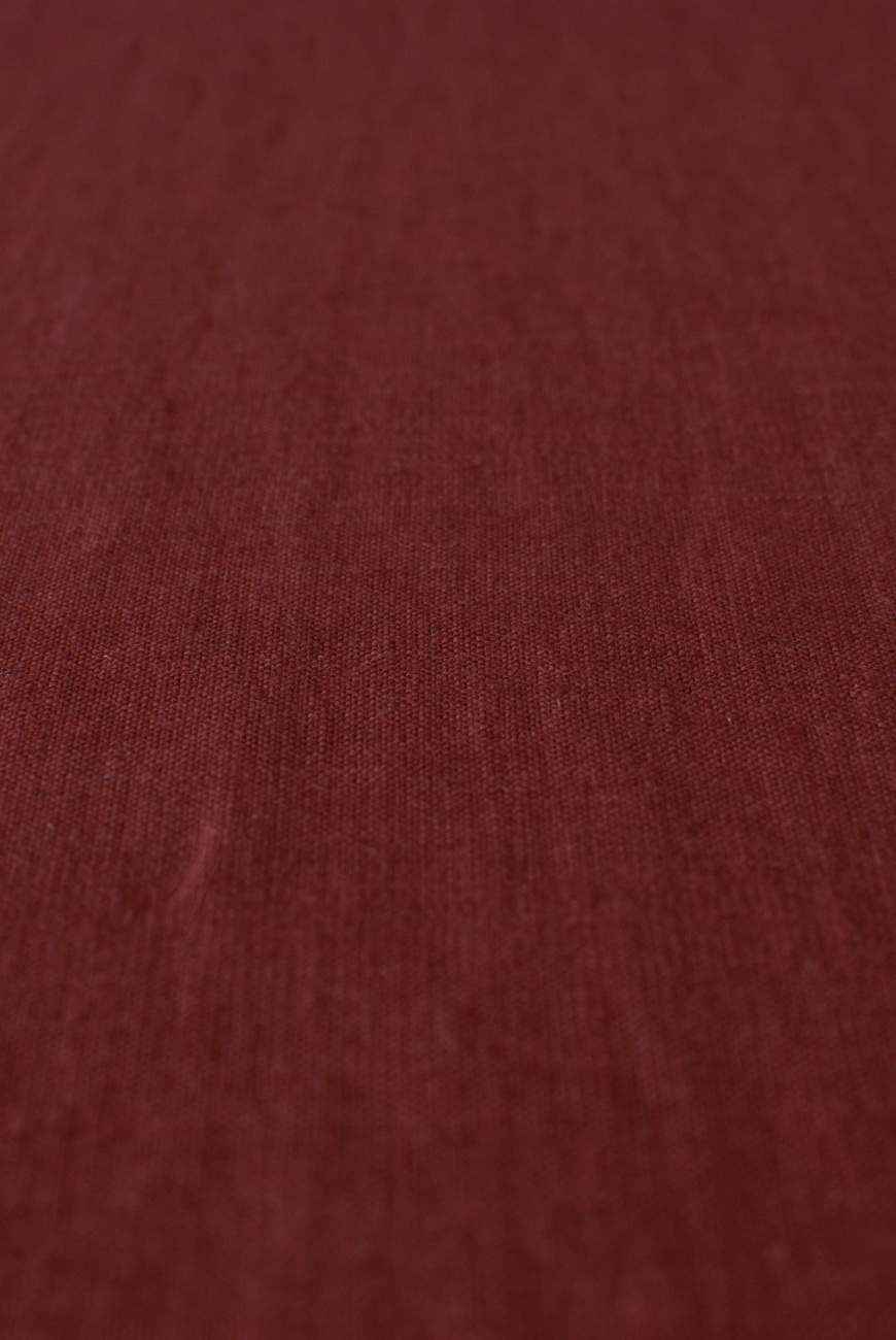 Marsala washed 100% linen fabric