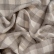 Midweight linen twill in buffalo check