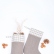 Natural Christmas stocking with checkered cuff