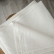 Off-white flat linen sheet