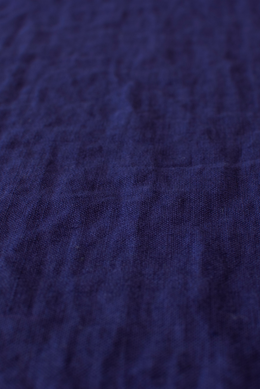 Parachute purple pure washed linen fabric