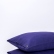 Purple linen pillowcase