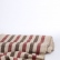 Red and brown wash linen fabric