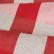 Red check fabric with waffle pattern