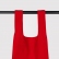 Red linen knot bag