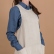 Rounded cross back apron