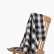 Set of dish towels with black checks