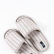 Striped jacquard linen blend bath slippers