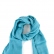 Teal blue linen scarf